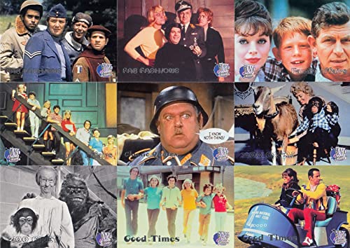 TV's Coolest Classics 1998 Inkworks Complete Base Card Set of 90 TV