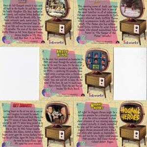 TV's Coolest Classics 1998 Inkworks Complete Base Card Set of 90 TV