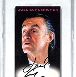 JOEL SCHUMACHER Signed 1997 Skybox Batman & Robin Director Card PSA/DNA Slab