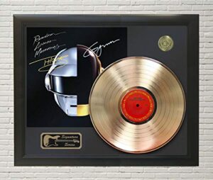 daft punk – random access memories framed signature lp record display m4