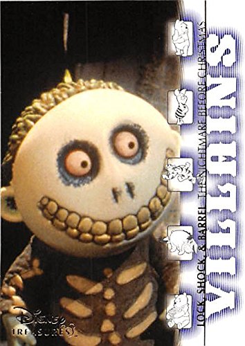 Lock Shock and Barrel trading card Disney Treasures Heroes Villains 2004 Upper Deck #222 Nightmare Before Christmas