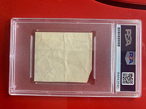 Elvis Presley Signed Autograph Cut PSA Authentication Slabbed