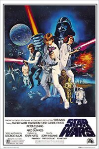 star wars: episode iv – a new hope – movie poster/print (regular style c) (size: 24 inches x 36 inches) (poster & poster strip set)