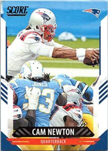 2021 score #36 cam newton new england patriots nm-mt nfl football