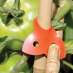 Garden Things GC-2003 Stretch Rubber Plant Stake Connecter, 3-Hole, Black