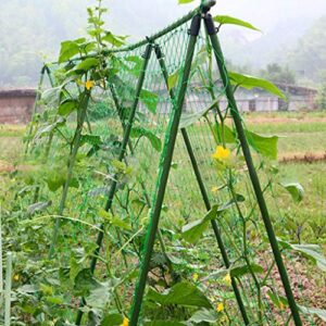 ZERIRA 2 Pack Plant Trellis Netting Plant Support Climbing Net Nylon Trellis Netting Garden Netting for Plants Cucumbers, Flowers Vine, Vegetables (5.9Ft x 8.86Ft)