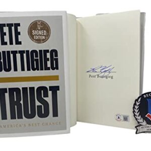 Pete Buttigieg Signed Autographed Trust Hardcover 1st Edition Book Beckett COA