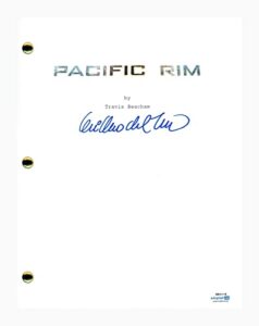 guillermo del toro signed autographed pacific rim script screenplay acoa coa