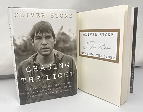 Oliver Stone Signed Autographed Chasing The Light Hardcover Book Platoon COA