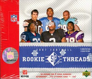 2007 upper deck sp rookie threads football hobby box