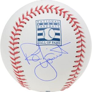 Robin Yount Milwaukee Brewers Autographed Hall of Fame Logo Baseball - Autographed Baseballs