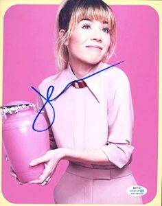 jennette mccurdy”i’m glad my mom died” autograph signed 8×10 photo acoa