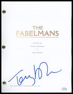 tony kushner”the fabelmans” writer autograph signed full script screenplay acoa