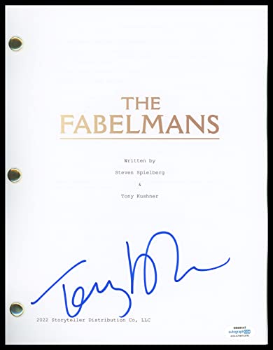 Tony Kushner"The Fabelmans" Writer AUTOGRAPH Signed Full Script Screenplay ACOA