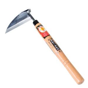 豊稔光山作 japanese garden tools very sharp edge, weeding tools gardening, japanese weeding sickle, machete for clearing brush – made in japan