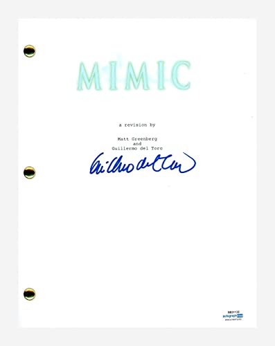 Guillermo Del Toro Signed Autographed Mimic Movie Script Screenplay ACOA COA