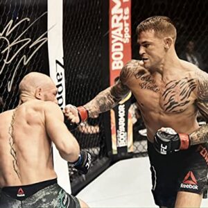 Dustin Poirier autographed signed inscribed 16x20 photo UFC JSA Conor McGregor