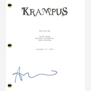 Alison Tolman Signed Autographed Krampus Movie Script Screenplay Horror ACOA COA
