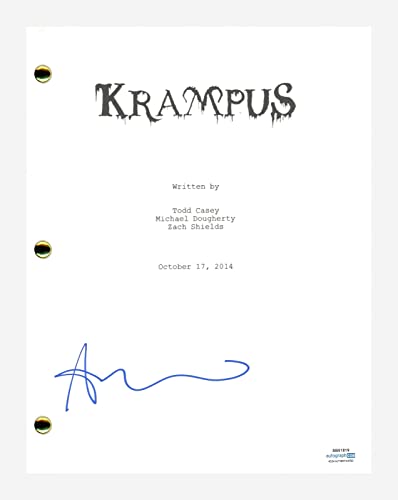 Alison Tolman Signed Autographed Krampus Movie Script Screenplay Horror ACOA COA