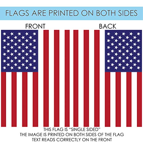 Toland Home Garden 101266 USA American Flag 28x40 Inch Double Sided American Garden Flag for Outdoor House Patriotic Flag Yard Decoration