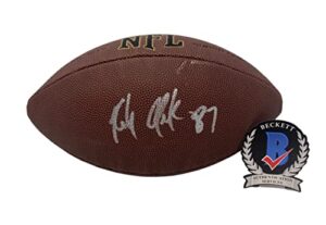 rob gronkowski signed autographed nfl football patriots buccaneers beckett coa