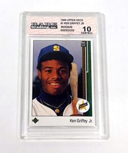 1989 upper deck ken griffey jr. rookie #1 rare grading 10 gem mint – baseball cards