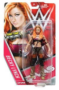 becky lynch rebecca quin signed autographed wwe toy action figure cas coa