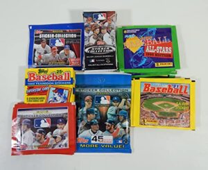 baseball mlb lot of 50 collectible baseball sticker packs.