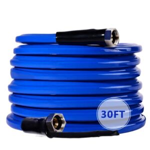 scilulu 30ft 15ft heated water hose for rv,rv water hose,-45 ℉ antifreeze heated drinking garden water hose,rv accessories 30ft-1