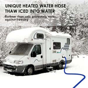 Scilulu 30FT 15FT Heated Water Hose for RV,Rv Water Hose,-45 ℉ Antifreeze Heated Drinking Garden Water Hose,Rv Accessories 30FT-1