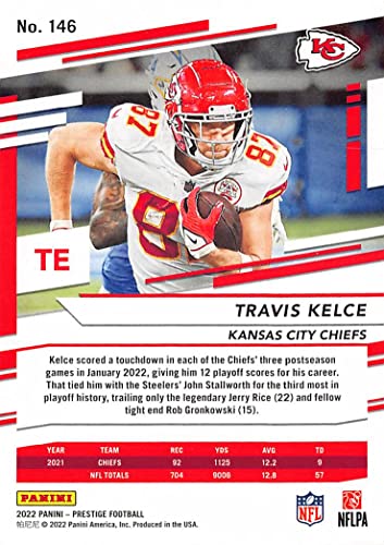 2022 Panini Prestige #146 Travis Kelce