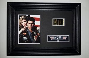 top gun framed movie film cell display collectible memorabilia complements poster book theater