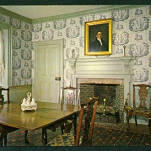 Dining Room Salem Towne House Old Sturbridge Village Massachusetts Vintage Postcard