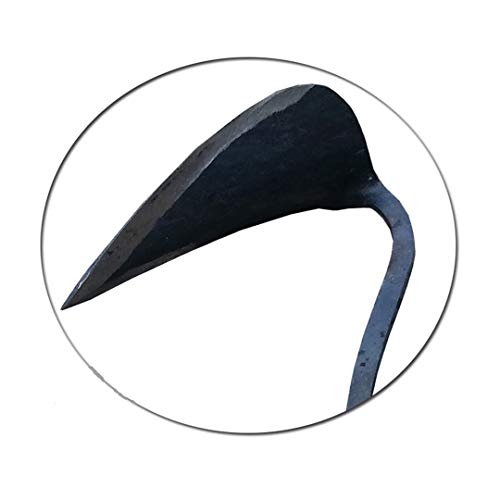 HANSHIN Premium Forged Gardening Hand Plow Hoe, Korean Daejanggan Style Ho-Mi(Weeding Sickle) for EZ Digger Tools, 1 Pack