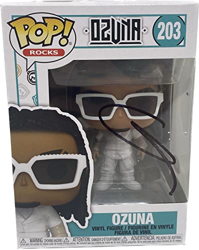Ozuna Signed Autographed Funko Pop Rocks Vinyl Figure Puerto Rican Singer ACOA