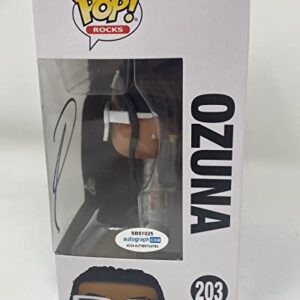 Ozuna Signed Autographed Funko Pop Rocks Vinyl Figure Puerto Rican Singer ACOA