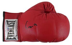 muhammad ali “cassius clay” signed red everlast boxing glove psa itp #5a26553 – autographed boxing gloves