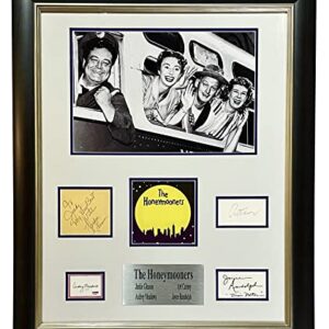 THE HONEYMOONERS Autographed SIGNED CAST FRAMED Jackie Gleason Audrey Meadows Joyce Randolph Art Carney JSA CERTIFIED AUTHENTIC XX59224