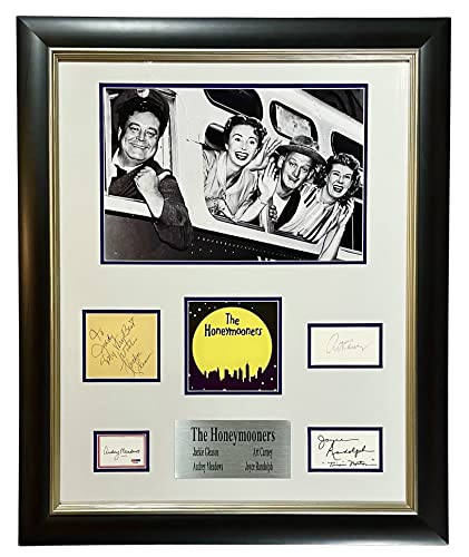 THE HONEYMOONERS Autographed SIGNED CAST FRAMED Jackie Gleason Audrey Meadows Joyce Randolph Art Carney JSA CERTIFIED AUTHENTIC XX59224