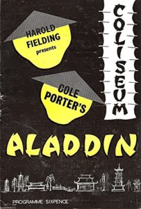 cole porter “aladdin” bob monkhouse / doretta morrow 1959 london cast program