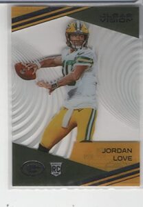 2020 panini chronicles jordan love rc clear vision #cv-4