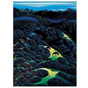 “three pastures on a hillside”, eyvind earle limited edition