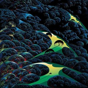 "Three Pastures On A Hillside", Eyvind Earle Limited Edition