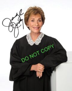 judge judy sheindlin reprint gorgeous signed photo #3 rp