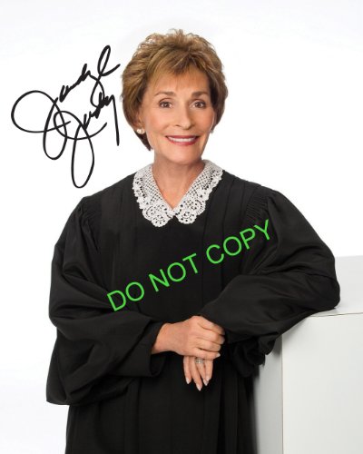 Judge Judy Sheindlin reprint gorgeous signed photo #3 RP