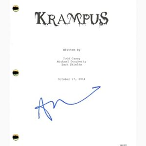 Alison Tolman Signed Autographed Krampus Movie Script Screenplay Horror ACOA COA
