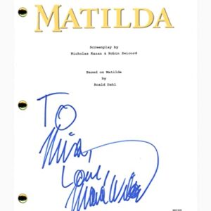 Mara Wilson Signed Autographed Matilda Movie Script Screenplay ACOA COA