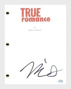 michael rapaport signed autograph true romance movie script screenplay acoa coa