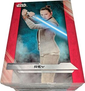 star wars last jedi series 1 complete 100 card base set