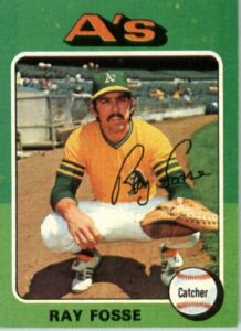 1975 topps baseball card #486 ray fosse